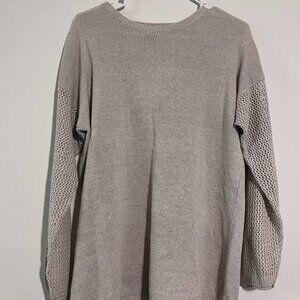 Vintage Ecru Linen Sweater by Clifford and Willis